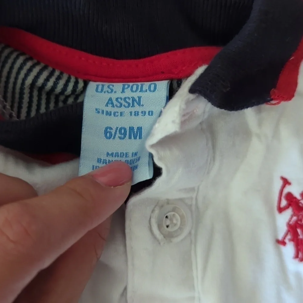 U.S Polo Assn. Overalls with Long Sleeve One Piece Size 6/9 Month